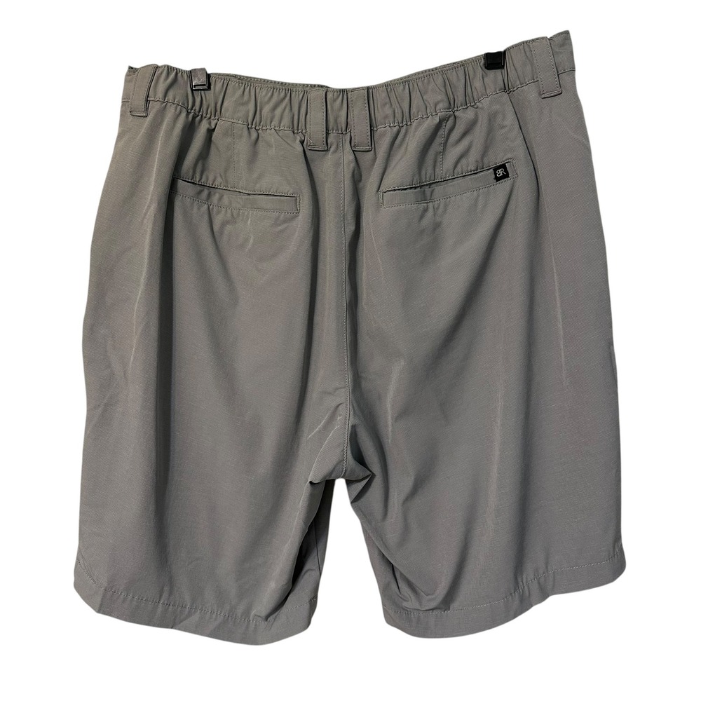 Banana Republic Mens Gray Flat Front Chino‎ Shorts Size 38 - Picture 7 of 13